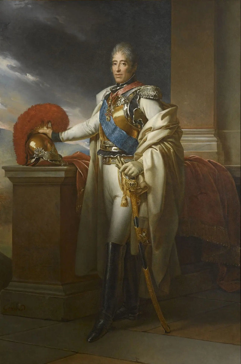 צ'ארלס פיליפ מצרפת (1757-1836), הרוזן ד'ארטואה, בלבוש מדים של מפקד הכללי של הקארביניירים, בערך 1815 - פרנסואה גראר