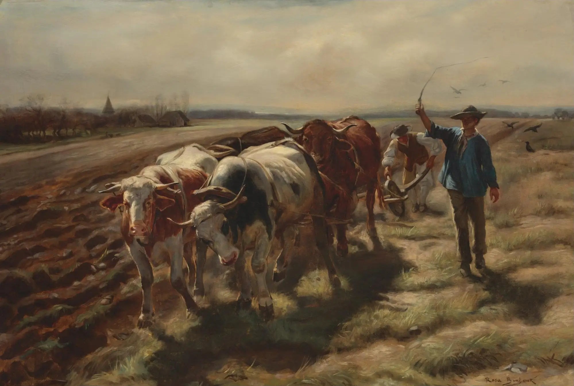 Charrue à bœufs - Rosa Bonheur - Alpha Reproduction