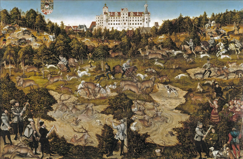 מרדף אחר טירת טורגאו לכבוד קרל החמישי - לוקאס קרנאך הזקן