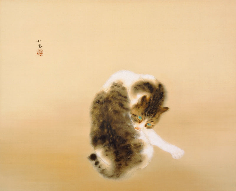 Chat tigré - Takeuchi Seihō