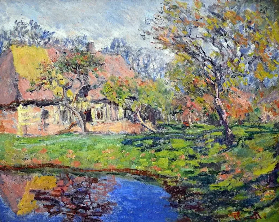 קוטג' נורמנדי - Claude Monet
