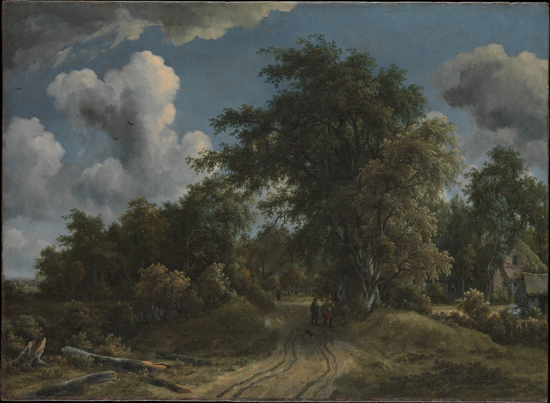 Chemin boisé - Meyndert Hobbema