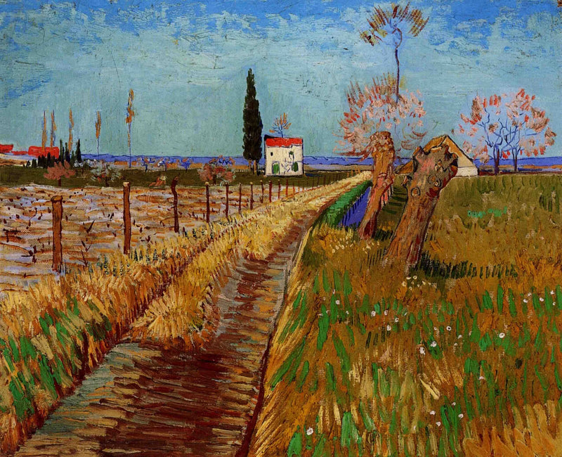 שביל דרך שדה ערבות - Vincent van Gogh