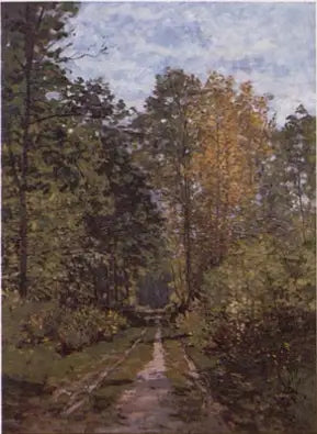 שביל מתחת לעצים - Claude Monet
