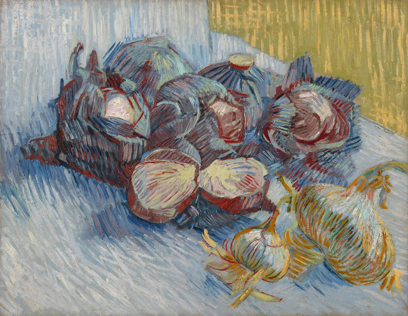 פחמים אדומים ושום - Vincent van Gogh