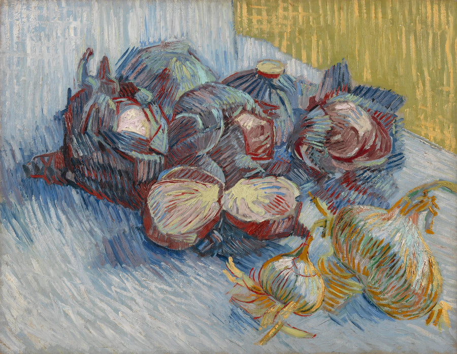 פחמים אדומים ושום - Vincent van Gogh