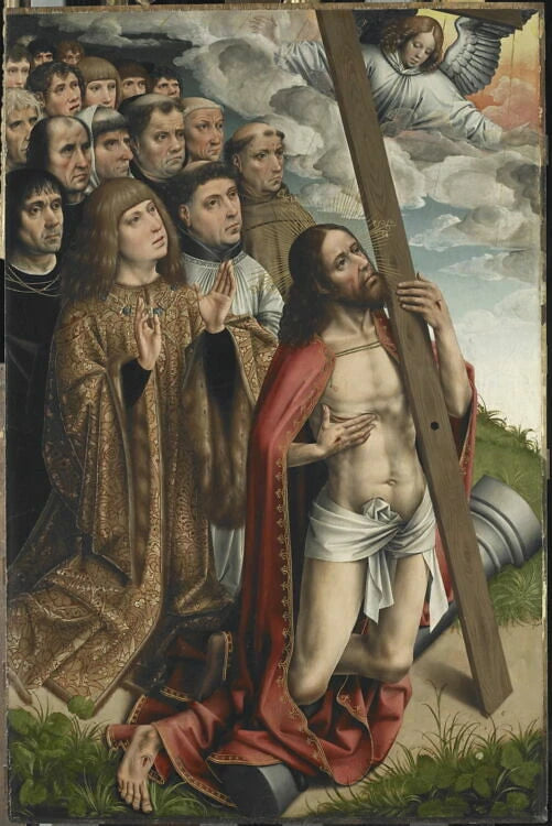 Le Christ médiateur avec Philippe le Beau - Colijn de Coter