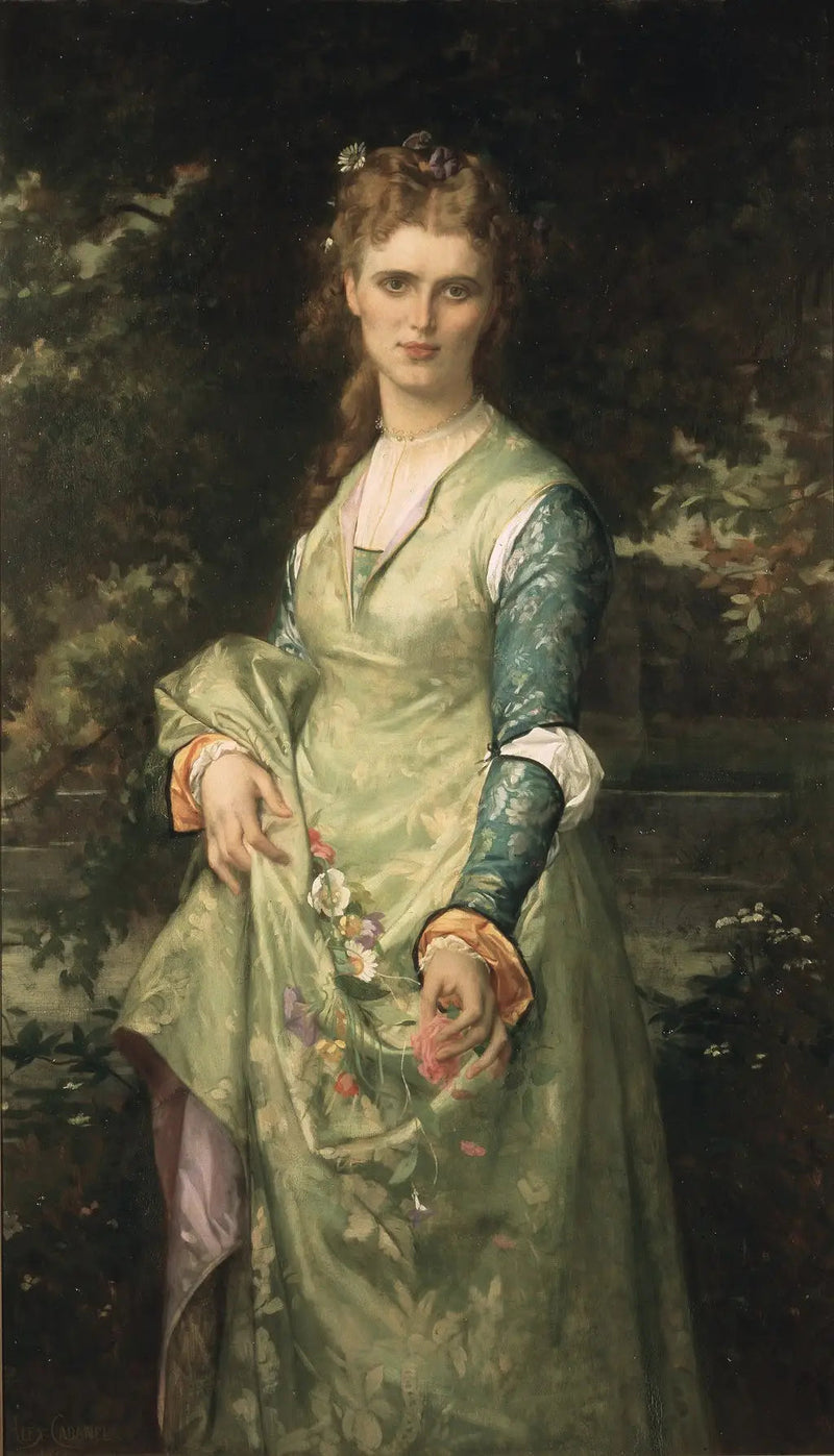 כריסטינה נילסון, 1843-1921, זמרת אופרה, כמו אופליה - אלכסנדר קאבנל