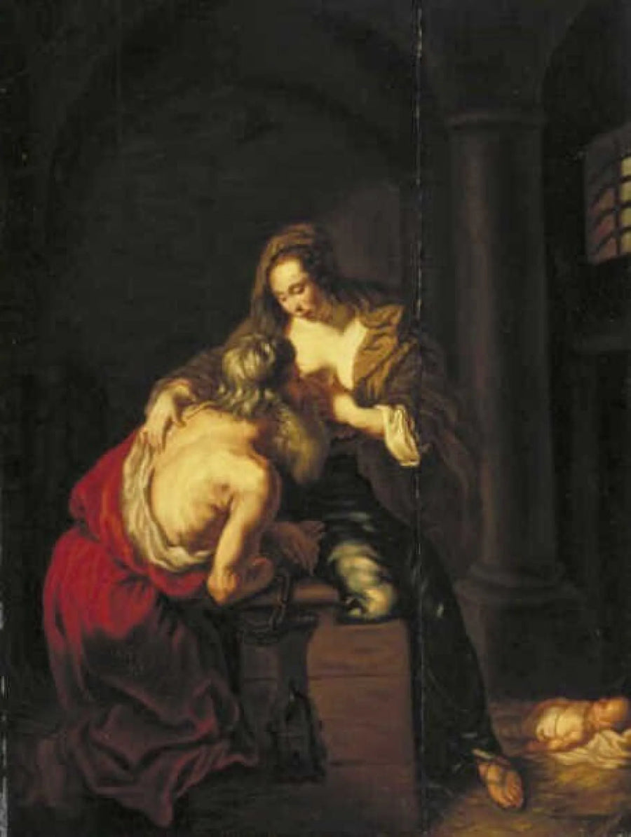 Cimon et Péra (Caritas Romana) - Joachim von Sandrart