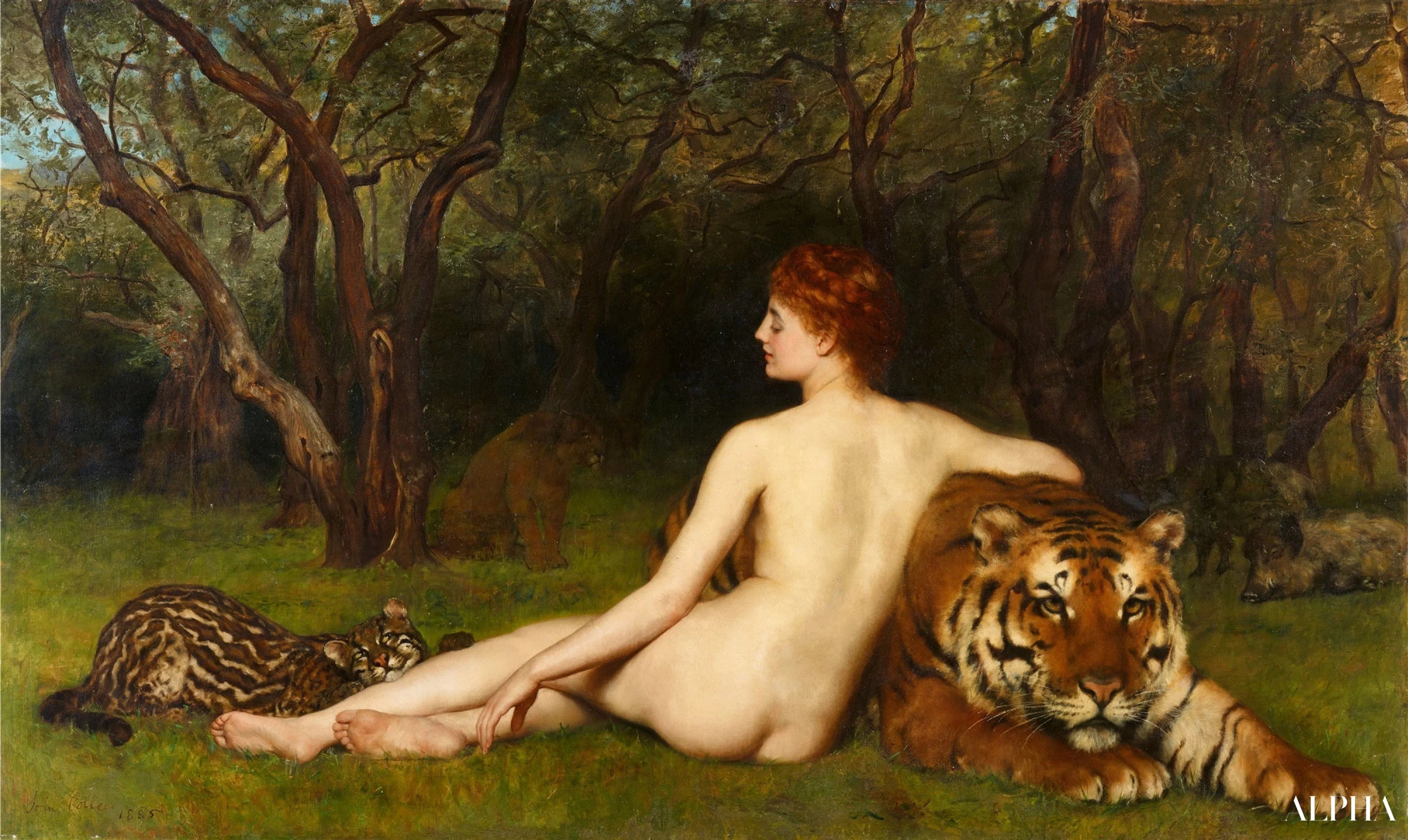 Reproduction du tableau « Circé - John Collier » par Alpha Reproduction en peinture à l’huile