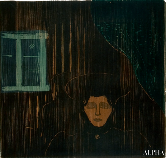 Clair de lune - Edvard Munch - Reproductions de tableaux et peintures haut de gamme