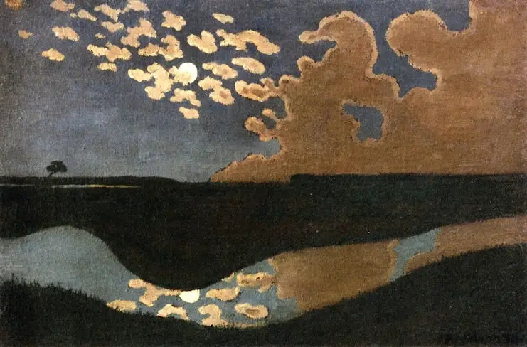 Clair de lune - Félix Vallotton image 1 copie de tableau peinte à la main