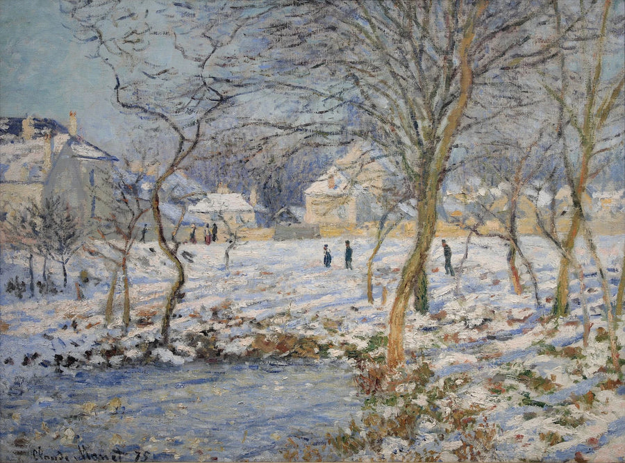 האגם, אפקט השלג - Claude Monet
