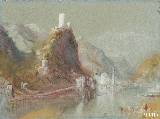 Cochem vue du sud - William Turner - Reproductions de tableaux et peintures haut de gamme