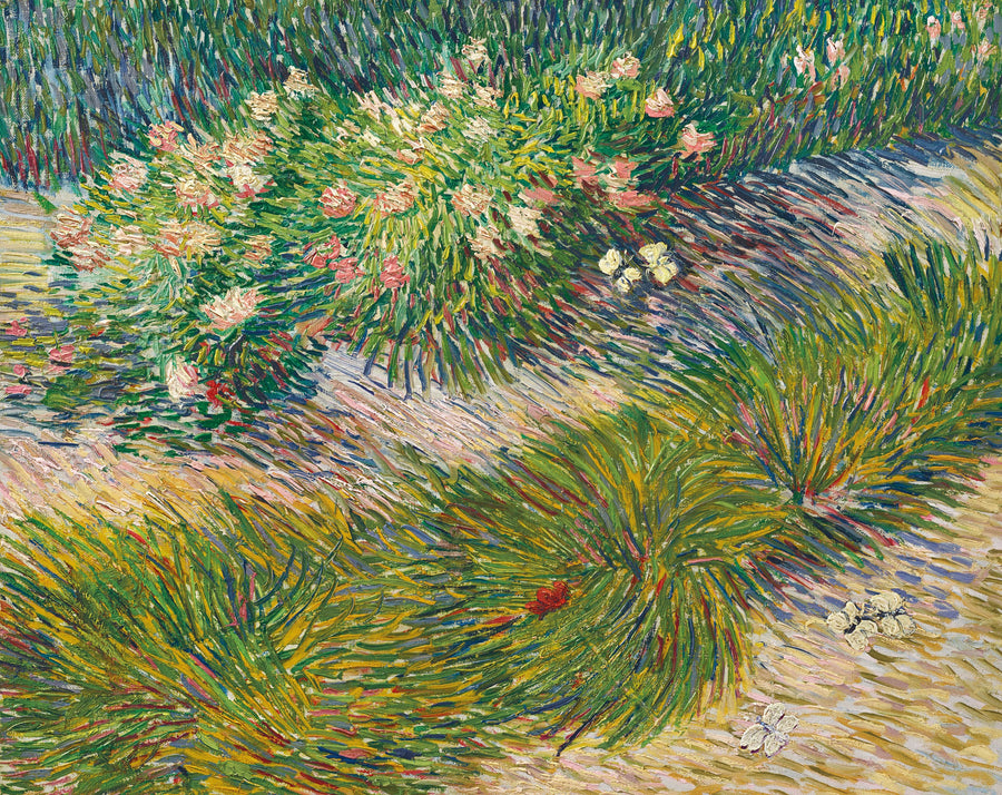 פינת גן עם פרפרים - Vincent van Gogh