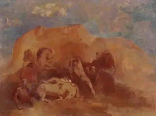 קרב סוסים - אודילון רודון