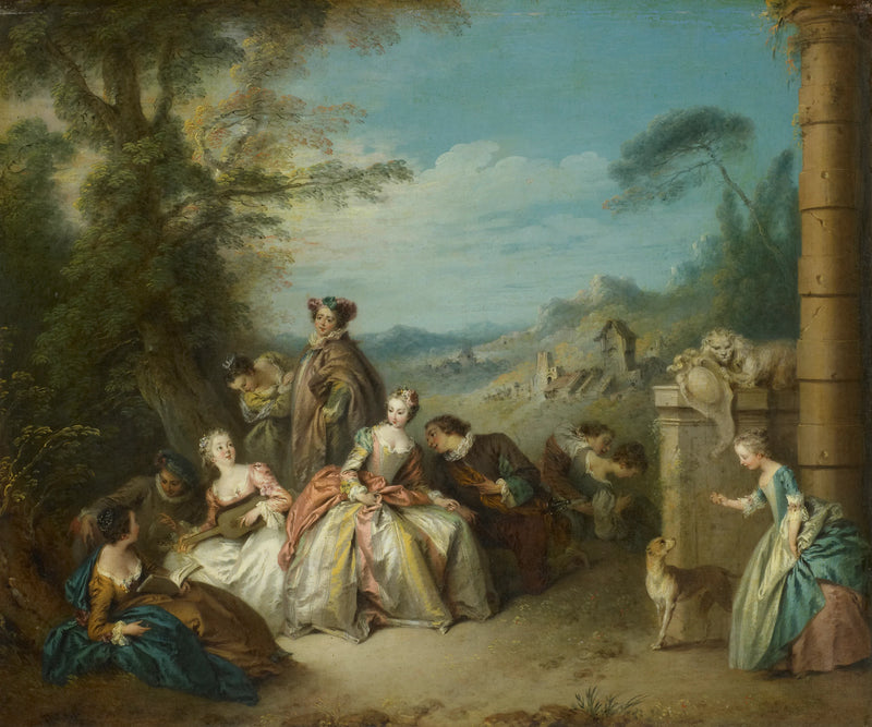 Compagnie galante dans un paysage - Jean-Baptiste Pater