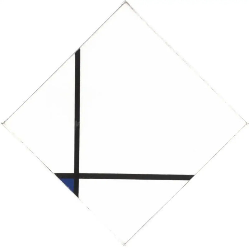 קומפוזיציה עם כחול - פייט מונדריאן