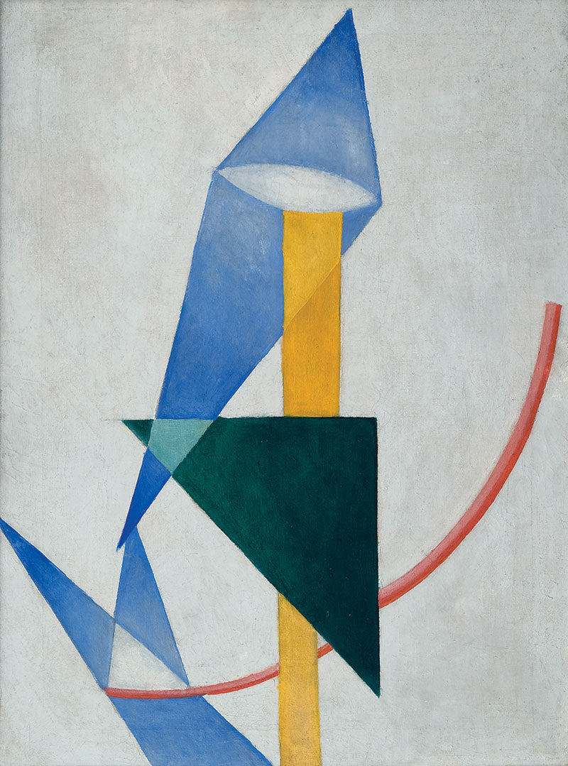 Composition non figurative. Peinture en couleur - Olga Rozanova image 1 tableau peint à l’huile sur toile
