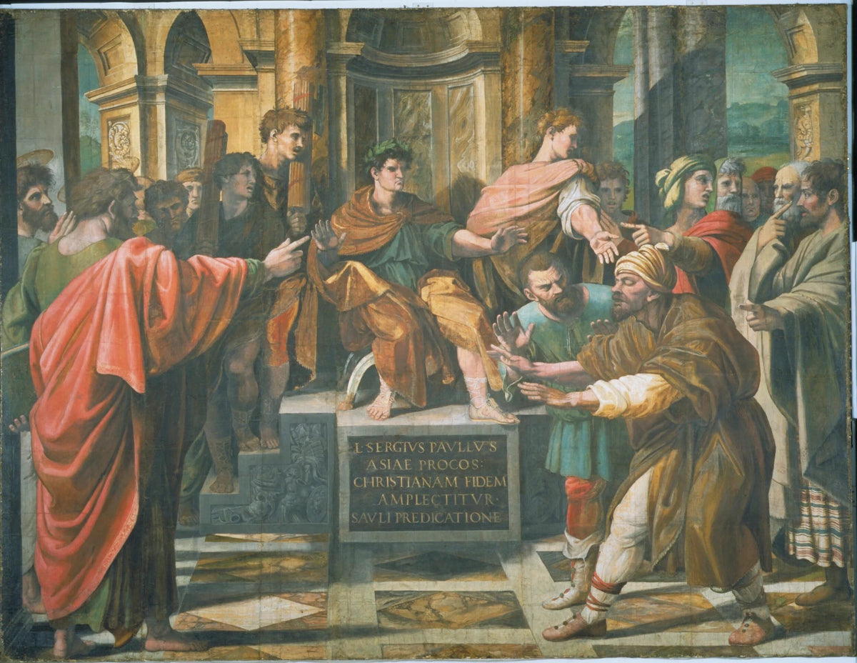 המרת הפרוקונסול או עיוורון אלימס, 1515-1516 בקירוב - Raphaël