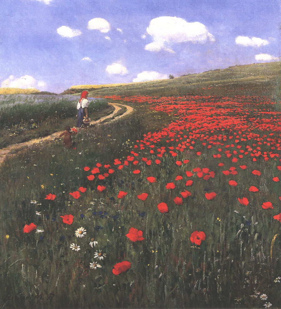 Coquelicots dans le champ – Pál Szinyei Merse
