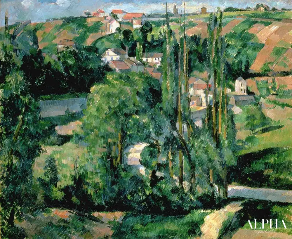 Cote du Galet, at Pontoise - Paul Cézanne - Reproductions de tableaux et peintures haut de gamme