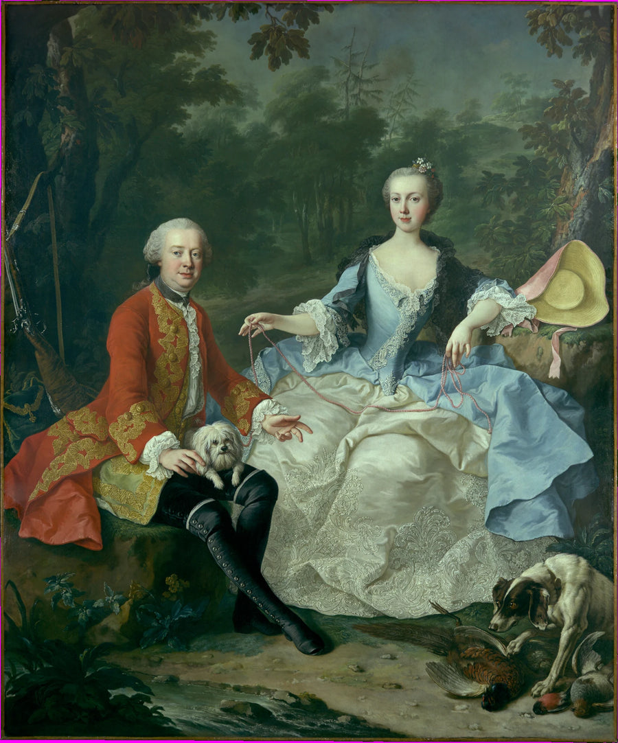 Count Giacomo Durazzo (1717–1794) and Ernestine Aloisia Ungnad von Weissenwolff (1732–1794) - Martin van Meytens the Younger