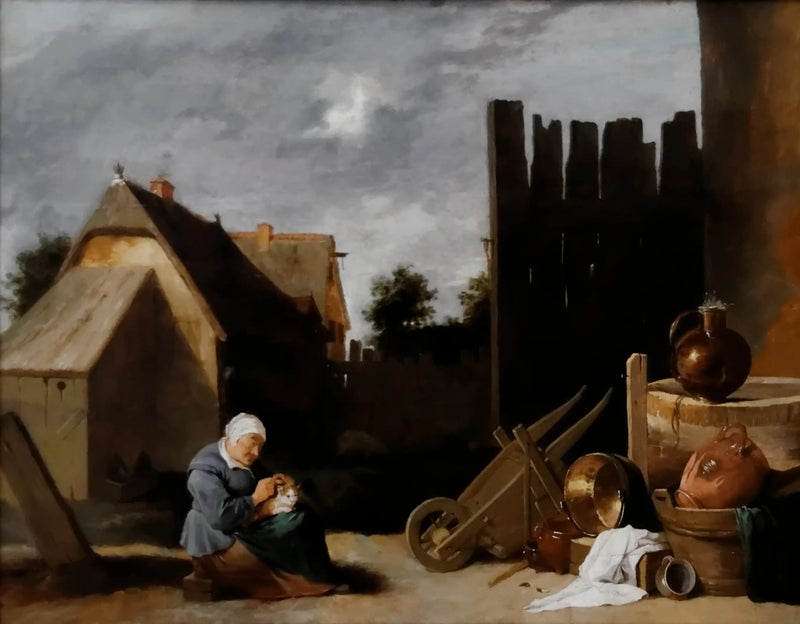 חצר של חווה - דוד טנייר הצעיר