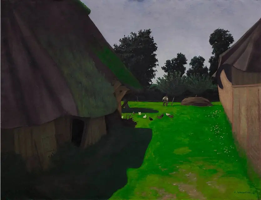 Cour de ferme - Félix Vallotton - Alpha Reproduction