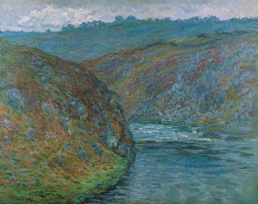 Les Eaux semblantes, temps sombre W1224 de Claude Monet – Von der Heydt-Museum G 1235