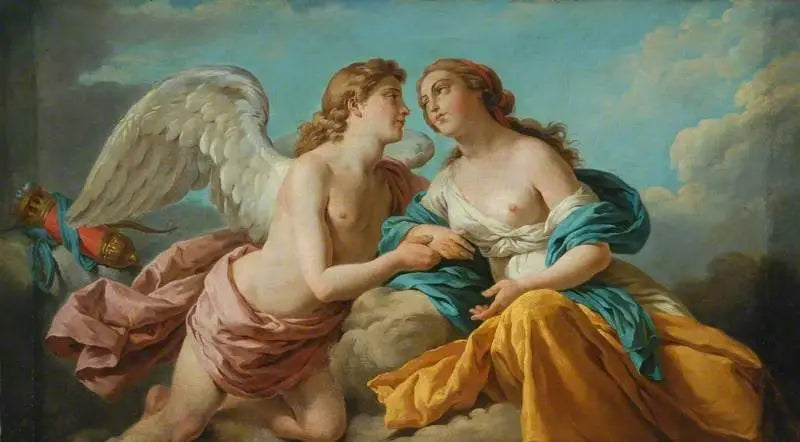 קופידון ופסיכה, אלגוריה של חמשת החושים - לואי ז'אן פרנסואה לגרנה