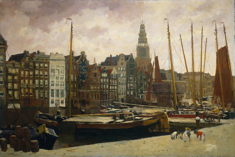 Le Damrak à Amsterdam - George Hendrik Breitner
