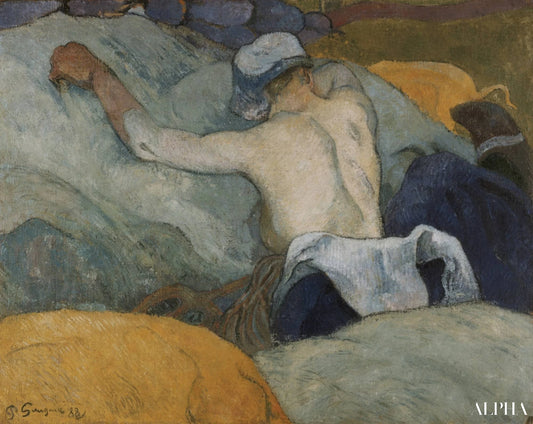 Dans le foin - Paul Gauguin - Reproductions de tableaux et peintures haut de gamme