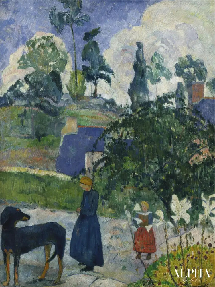 Dans les lis - Paul Gauguin - Reproductions de tableaux et peintures haut de gamme