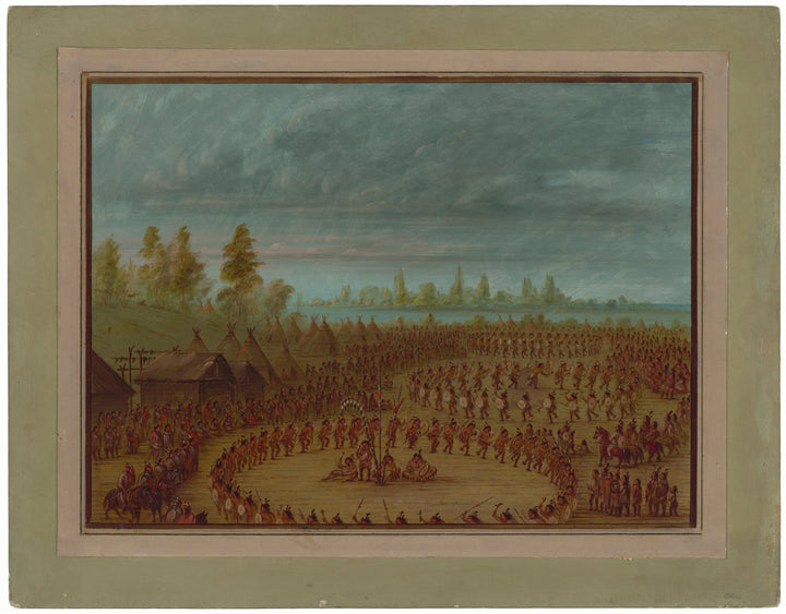 ריקוד מלחמת אפאצ'י - George Catlin