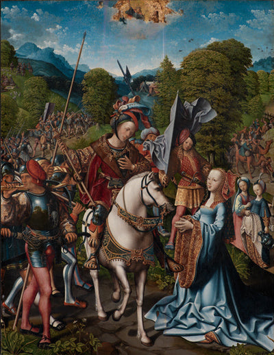 David et Abigail - Jacob Cornelisz van Oostsanen - Alpha Reproduction
