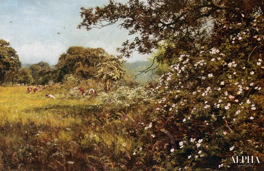 Début d'été (1895) - Edward Wilkins Waite - Reproductions de tableaux et peintures haut de gamme