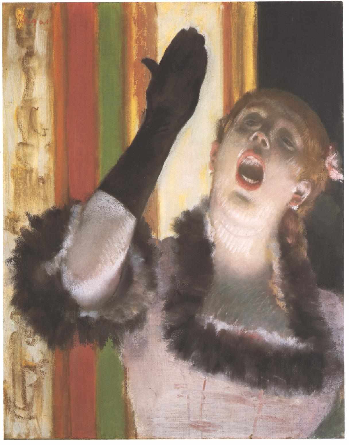 La Chanteuse au gant - Edgar Degas