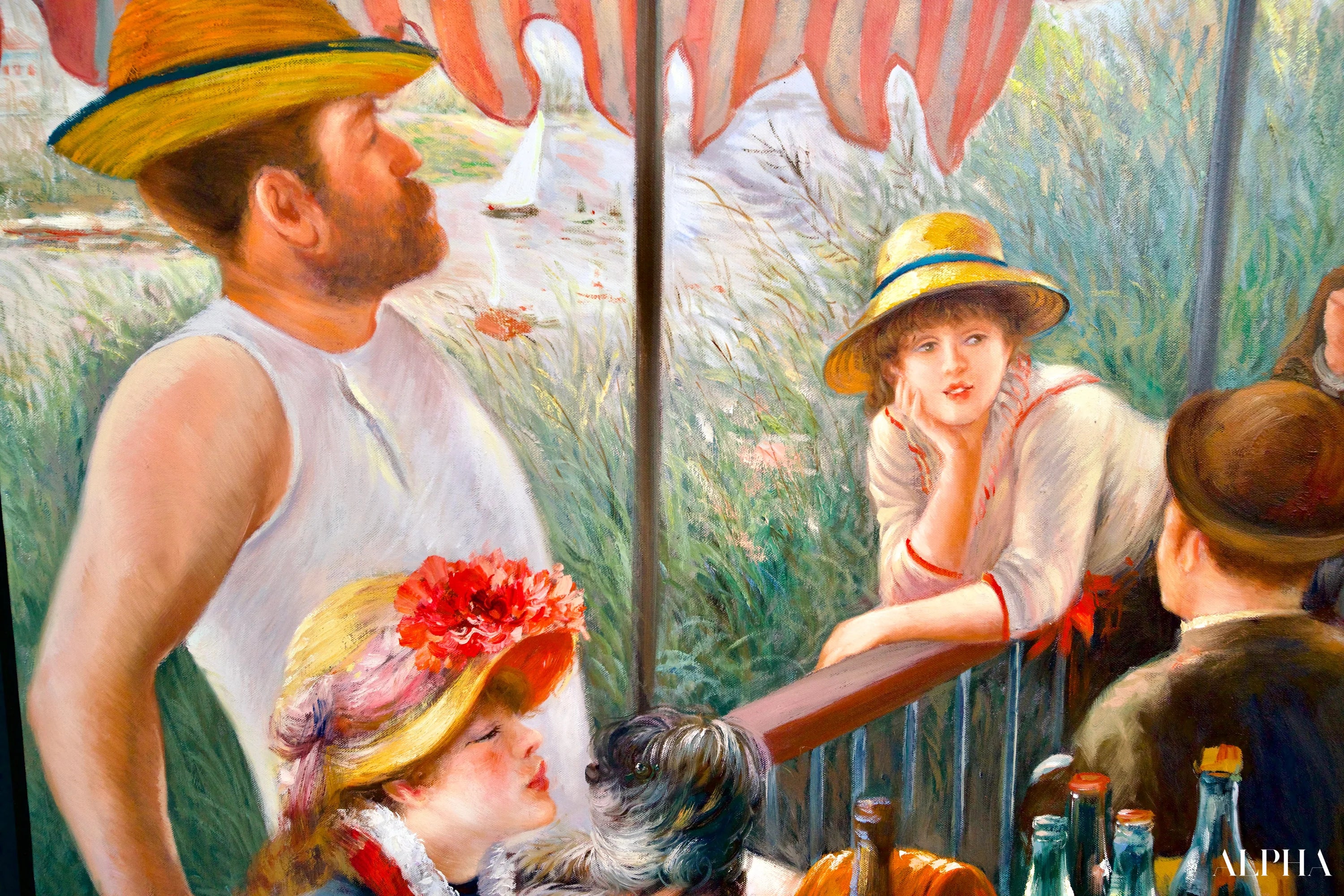 Déjeuner des Canotiers (Renoir) - Alpha Reproduction | 160 x 120 cm Reproductions de tableaux à la peinture à l’huile
