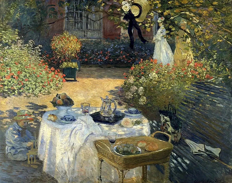 Le Déjeuner, לוח דקורטיבי W285 - קלוד מונה