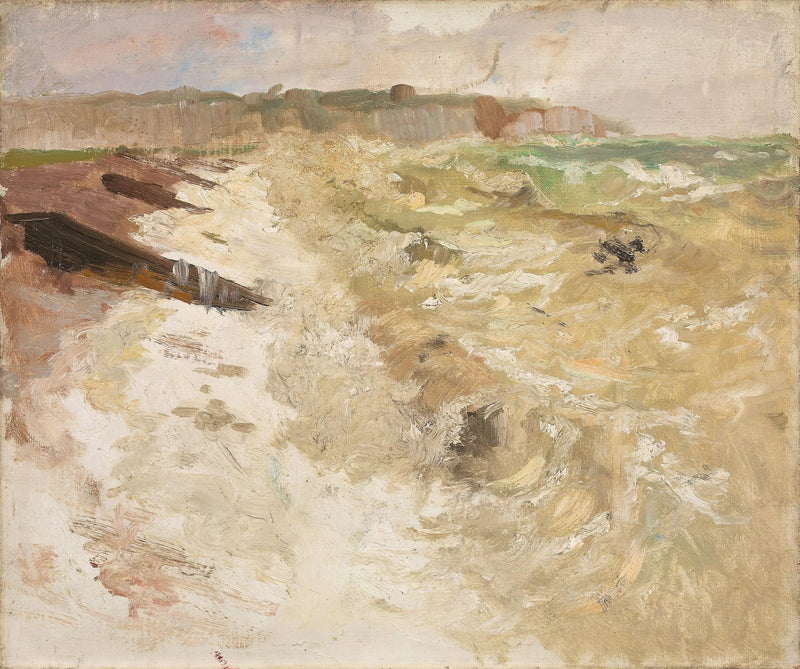 מחוף Dieppe - Frits Thaulow