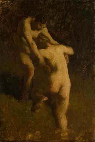 Deux baigneurs - Jean-François Millet - Alpha Reproduction