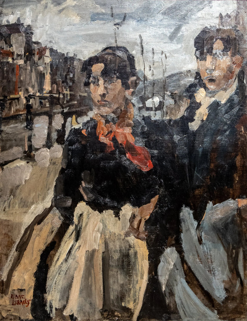 שני משרתים ב-Lijnbaansgracht – אמסטרדם – אייזיק ישראל