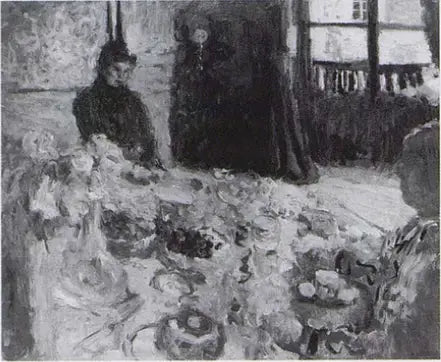 Deux femmes assises à table - Édouard Vuillard - Alpha Reproduction