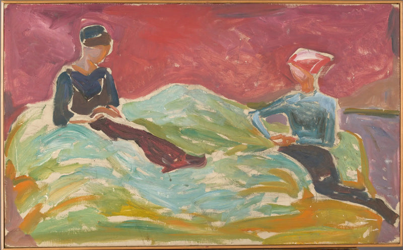 שתי נשים יושבות - אדvard מונק
