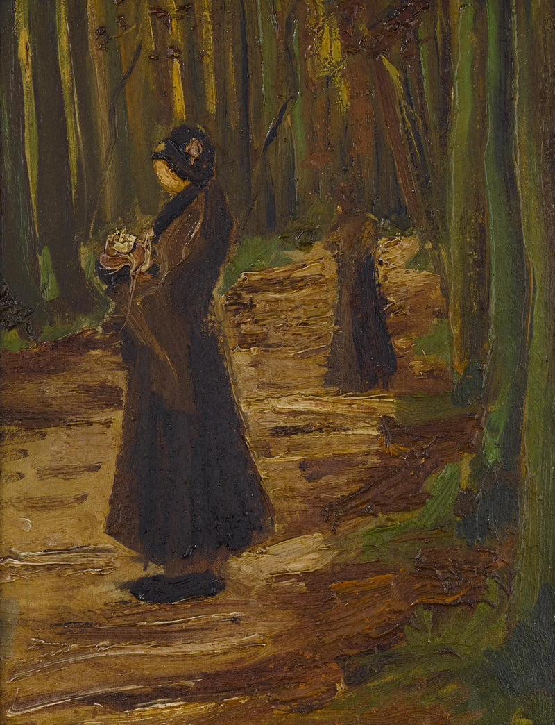 שתי נשים ביער - Vincent van Gogh