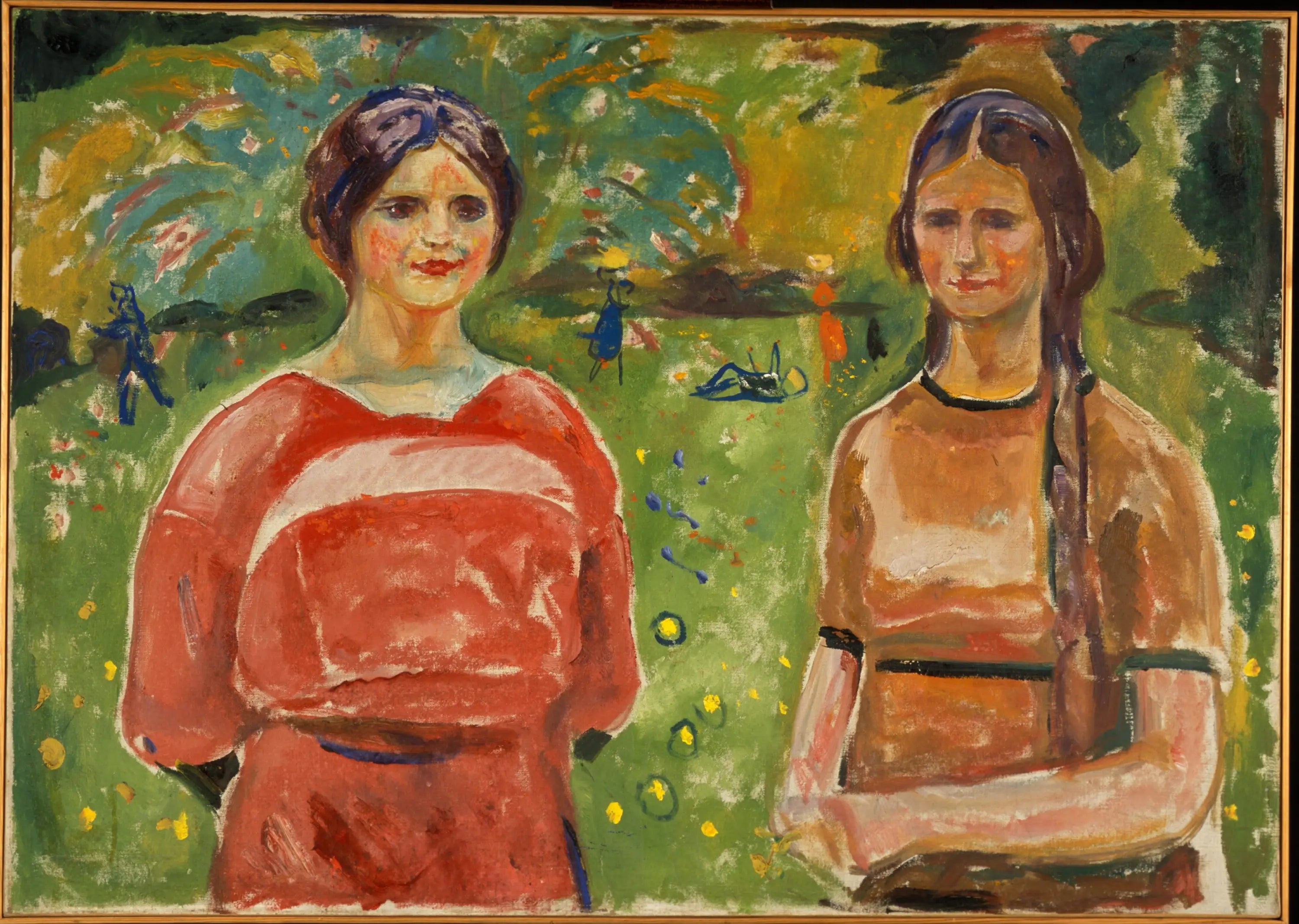 Reproduction du tableau « Deux Sœurs - Edvard Munch » par Alpha Reproduction en peinture à l’huile