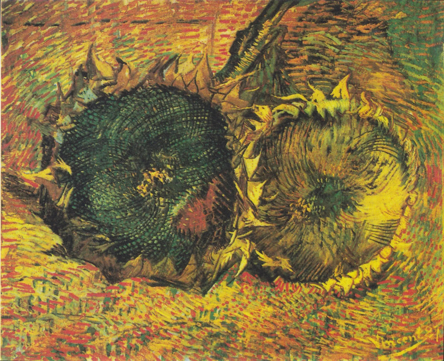 שני חמניות חתוכות - Vincent van Gogh