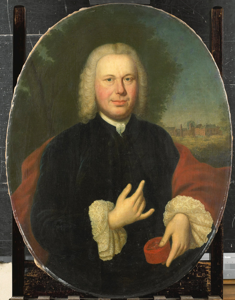 Diederik van Bleyswijk (1711-63), seigneur libre d'Eethen et Meeuwen, seigneur de Babiloniënbroek. Maire de Gorkum - Conrad Kuster