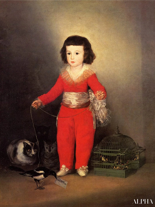 Don Manuel Osorio de Zuniga, enfant - Francisco de Goya - Reproductions de tableaux et peintures haut de gamme